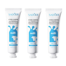 Hand Cream 3 Pack with Milk Extract, Deep Hydration NonGreasy Travel Size Hand Lotion