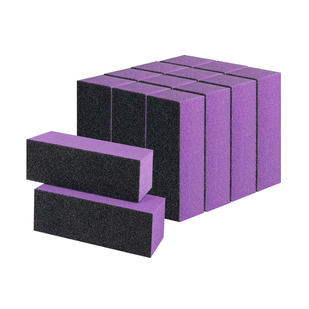 14 Pack Nail Buffer Block 100/180 Grit Professional 4Way Sanding for Manicure Pedicure