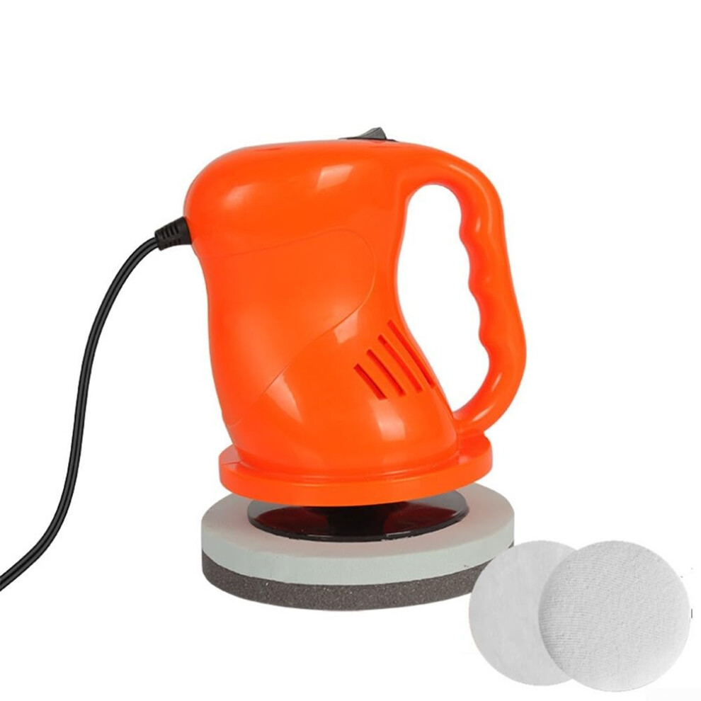 Car Polishing And Waxing Machine 12V Electric Buffer For Auto Detailing Compatible With Trucks Suvs Vans Orange 9365369914421