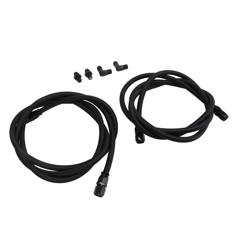 7Ft Ptfe Transmission Cooler Line Hose 6An Fittings For 4L60 700R4 Th350 Th400 8711381287837