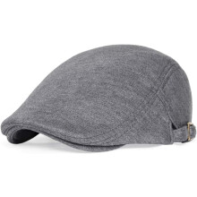 Czapka Kiibsot Men 100% Cotton Newsboy Cap z regulacją na płasko Ivy Gatsby Driving Hat