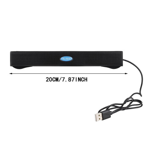 Ηχεία Woofer HALJEN, Στερεοφωνικά ηχεία με τροφοδοσία USB, συμβατά με υπολογιστή, φορητό 2