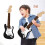 Mini guitarra de brinquedo de 45 cm (18 polegadas), instrumento musical eletrônico portátil, presente de Natal e aniversário para crianças de 4 a 6