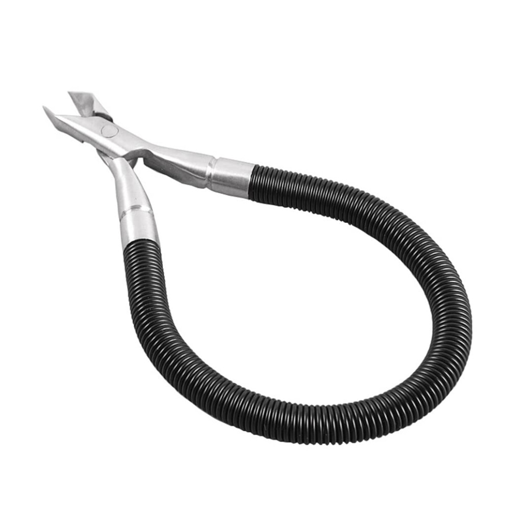Stainless Steel Cuticle Nipper and Scissors with Precision Tip and NonSlip Grip for Manicure