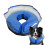 Inflatable Dog Cone for Post Surgery Recovery, Soft Adjustable Donut Collar, Blue L 1
