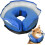 Inflatable Dog Cone for Post Surgery Recovery, Soft Adjustable Donut Collar, Blue L 5