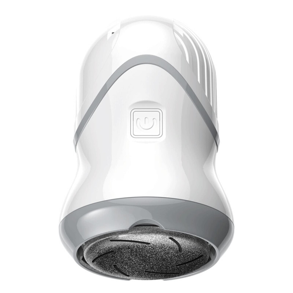 Electric Foot Callus Remover with Vacuum, Rechargeable Pedicure Foot File with 2 Speeds and 3 Heads