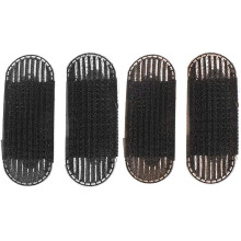 Hair Volume Insert Set with Sponge Base Clips for Instant Hair Volume, Black, 4Pcs