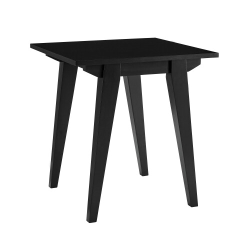 Japandi Minimalistisk Sidebord i Massivt Træ – Sort