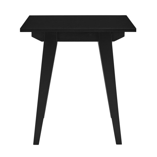 Japandi Minimalistisk Sidebord i Massivt Træ – Sort 1