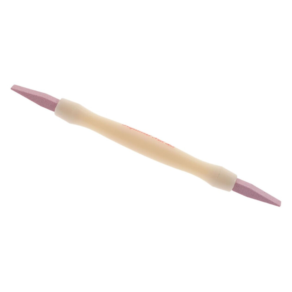 Professional Nail Buffer and Cuticle Pusher with DualEnd Design, Ergonomic Grip for Salon or Home