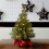 2ft Pre-lit Mini Christmas Tree with LED Lights, Battery Operated, Burlap Base - Compatible with Tabletop Decor 2