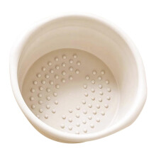 Foot Soak Tub Durable Plastic Basin for Pedicure Home Use Easy Clean Cream Color