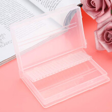 Nail Drill Bit Holder 20Slot Dust Proof Storage Box Organizer for Nail Salon and Home Use