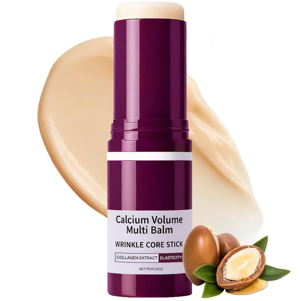 Collagen Moisturizing Balm Stick with Vitamin D and Shea Butter for Face Eyes Lips Neck Firming Hydration