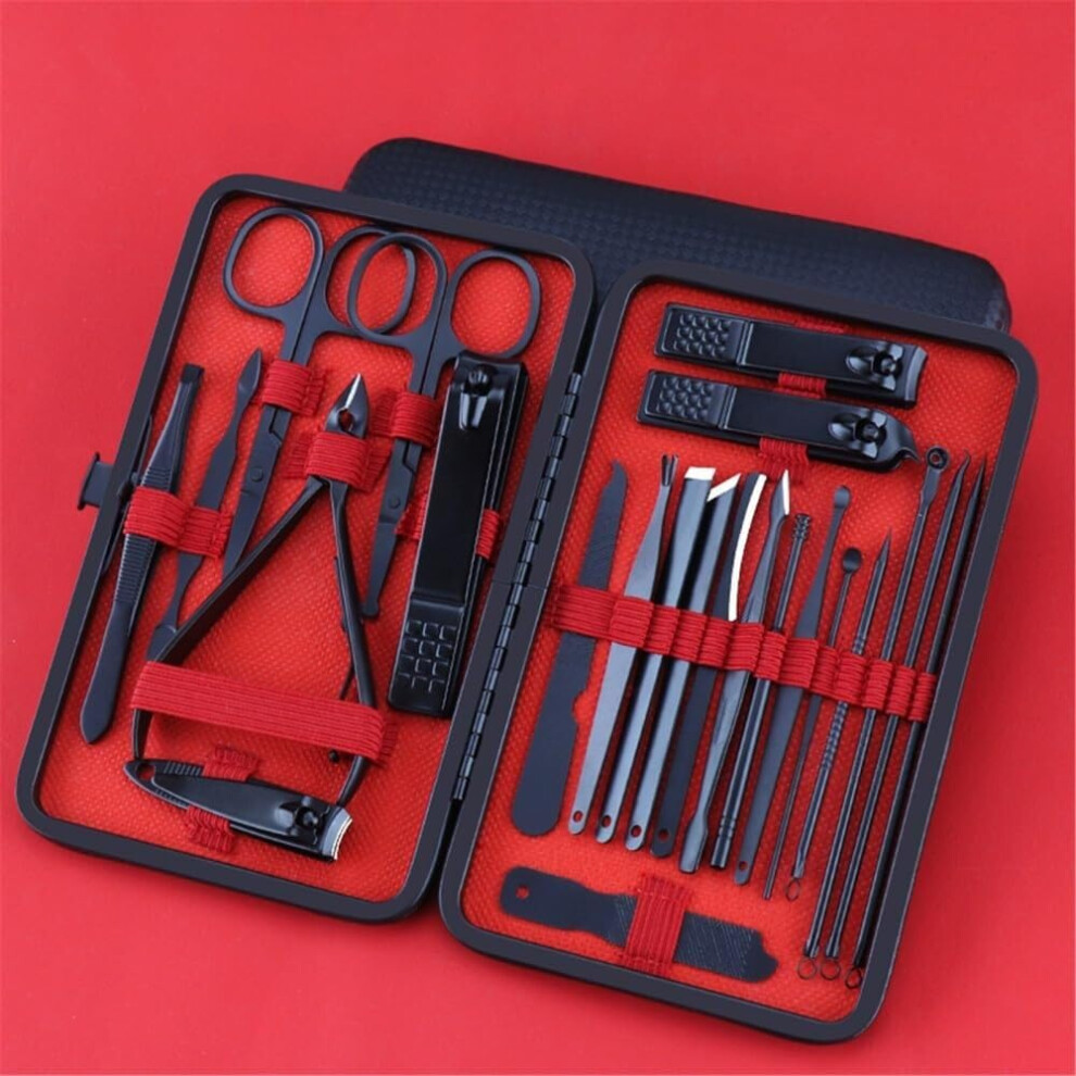 Nail Clipper Set Stainless Steel Manicure Pedicure Kit with Precision Blades 23Piece Grooming