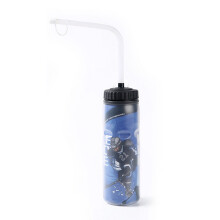 600ml láhev na lední hokej, přenosná fotbalová láhev, klasický design s prodlouženou špičkou, sportovní brčko