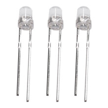 3 mm witte LED-lampjes, 100 stuks lichtemitterende diodes