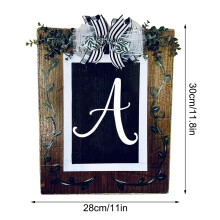 Woondecoratie ZKCCNUK Achternaam Voordeurkrans Jaarrond, Decoratieve Hangende Plaquettes voor de Deur Tot 30% Korting Opruiming Binnen Buiten