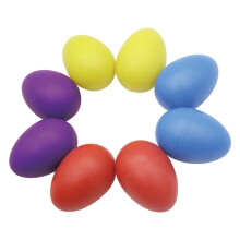 SPRING PARK2 pezzi di maracas a forma di uovo, in plastica ABS senza BPA, giocattolo a percussione musicale per bambini, neonati e lattanti -