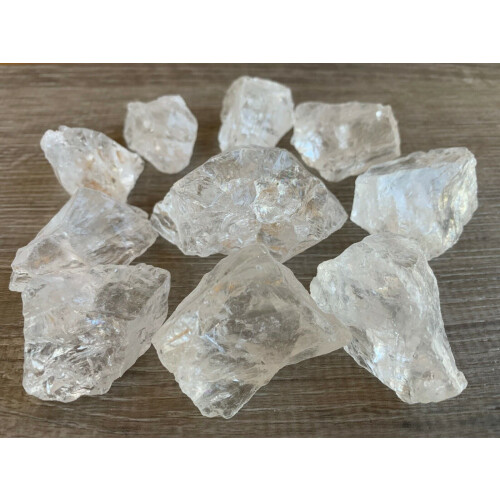 Bucăți de cuarț natural brut, cuarț transparent brut de 2,5-5 cm, alegeți câte 1