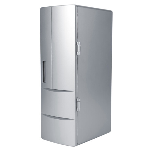 ZPSHYD Mini USB Refrigerator, Compact Mini Personal Refrigerator Cooler, Suitable for Travel Car Office Use 1