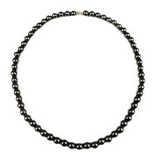 Collana terapeutica in ematite, magnetica, per una guarigione naturale, sollievo dal dolore, miglioramento della circolazione sanguigna,