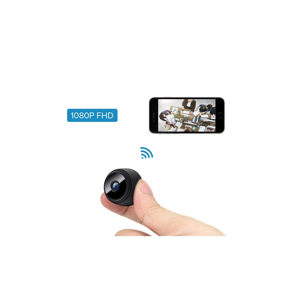 W9 Mini Spy Camera Wireless Wifi Ip Home Security Cam Hd 1080P Black 9433291373712