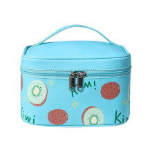 Neceser de maquillaje Zlezpi para mujer, estuche de viaje de piel para cosméticos, impermeable, lavable, con cremallera, organizador, regalo para