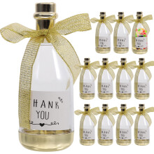Yongwei12Pcs Champagne Bottle Candy Box Mini Wine Golosinas Recuerdos de Fiesta