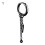 Ayyufe Pack Of1Men Long Chain Ear Piercing Loop Clip Hoop Earring 4