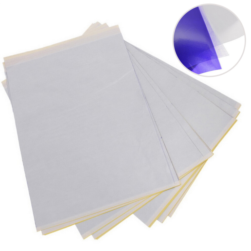 Tattoo Transfer Paper For Tattooing, 50PCS High Quality Dyes Paper With Clear Transfer Marks, Facilitates Artists' Work, Easy To Use In Thermal