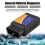 Check Engine Code Reader WiFi OBD2Scanner Til Bildiagnostikværktøj Kompatibel Med Android Og iOS Diagnosticer Bilkoder Trådløst OBD Fusion 3
