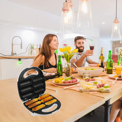 Μηχανή μαγειρέματος Corn Dog με αντικολλητική επιφάνεια διπλής όψης, γρήγορο 1