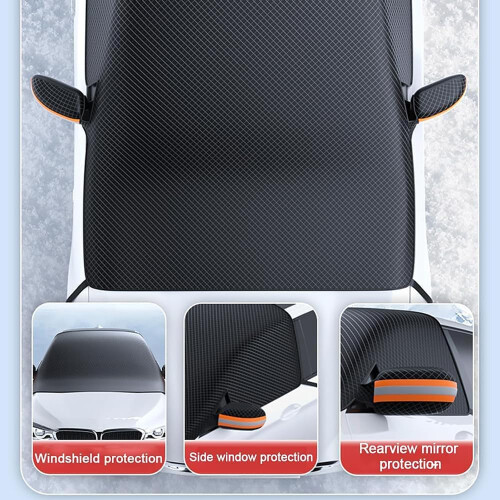 Car Snow Cover, Waterproof Windshield Protector, Foldable Winter Frost Guard 1