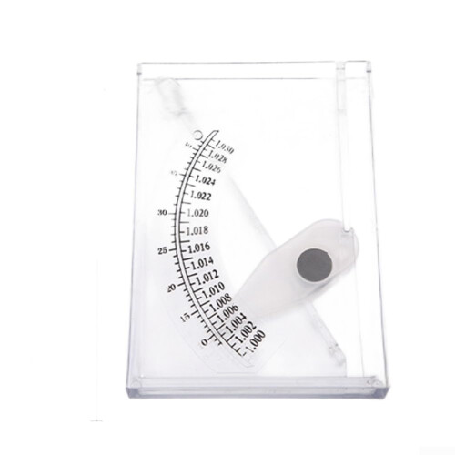Salinity Meter Aquarium Hydrometer for Marine Fish Tank with Accurate Temperature Corrected Readings