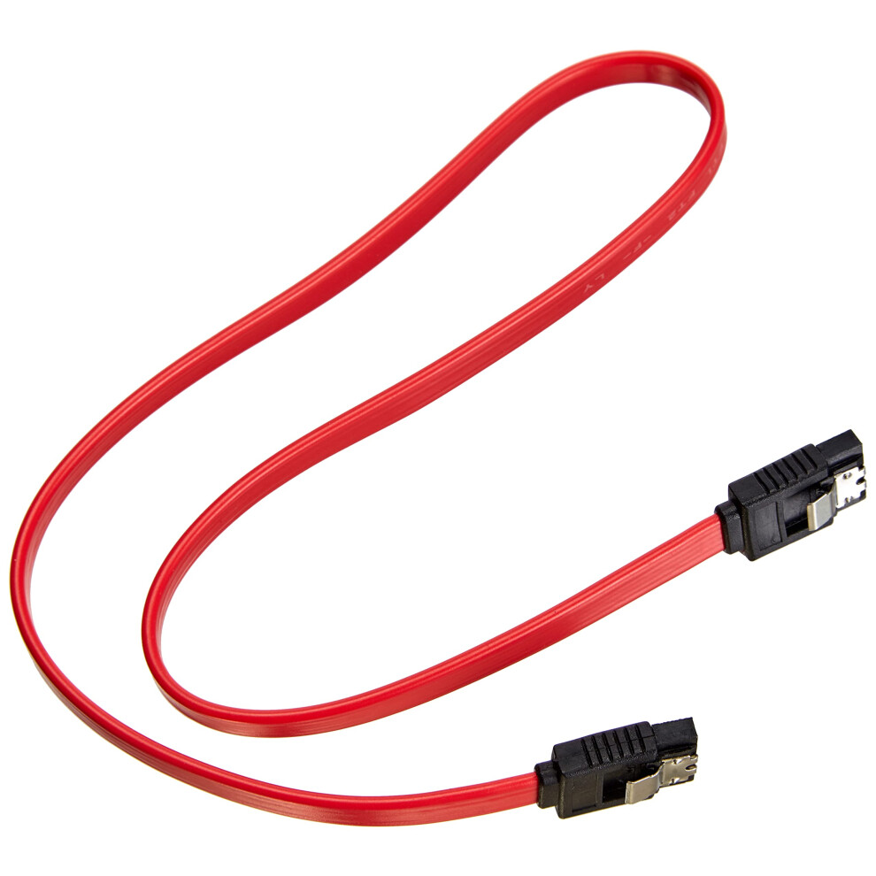 0.5M Sata Iii Data Cable With Metal Latch, Speed 6Gbps Transfer For Hdd Ssd Red 9450606326164