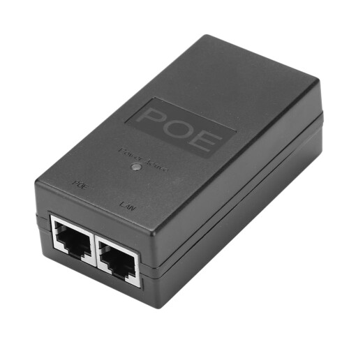 jixopn Durable24V0.5A24W Επιτραπέζιος POE Power Injector Ethernet Adapter Φορητό Τυπικό Τροφοδοτικό