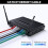 Καλώδιο Ethernet Cat6 125 ποδιών, Δίκτυο Internet υψηλής ταχύτητας, καλώδιο RJ45 χωρίς εμπόδια, 5