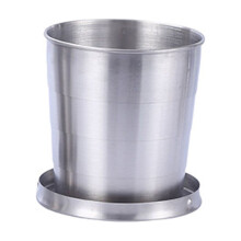 Yonrjhukm Steel Travel Telescopic Collapsible Shot Glass Emergency Pocket Cup