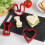 3 τεμάχια καλούπια σάντουιτς I Love U - Κατάλληλα για τρόφιμα, επαναχρησιμοποιήσιμα, 2