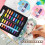 Σετ χρωμάτων WinysinQuality High Brush 36/48 χρωμάτων, DIY, στερεά χρώματα νερού, ακουαρέλα, 1