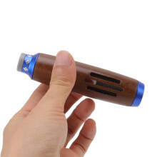 Cenere per auto in alluminio portatile di grandi dimensioni, blu, con capacità elevata e design compatto in noce