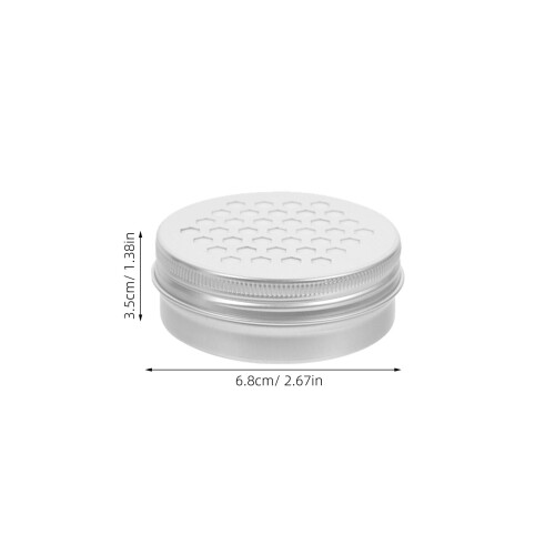 20Pcs Dog Scent Training Canisters Aluminum Tin Containers Silver 1