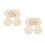 10Pcs Bamboo Vegetable Press Tool Light Brown for Home Fermenting Jars 10