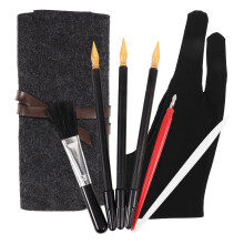 8Sets Comfortable Grip Scratch Drawing Tools Kit for Children Crafts