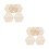 10Pcs Bamboo Vegetable Press Tool Light Brown for Home Fermenting Jars 9