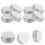 20Pcs Dog Scent Training Canisters Aluminum Tin Containers Silver 10