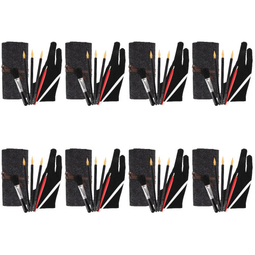 8Sets Comfortable Grip Scratch Drawing Tools Kit for Children Crafts 1