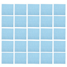 50Pcs Sky-Blue Quick-Dry Car Wrap Prep Cloth Lint-Free Detailing Wipes